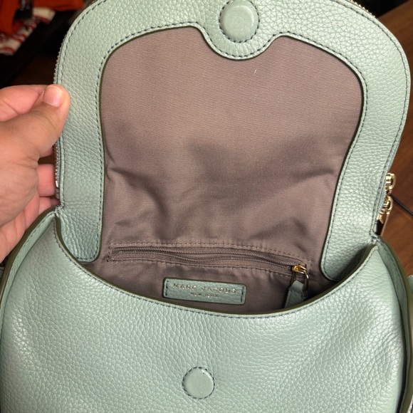 Like new Groove Leather Mini Messenger Bag in aqua - Picture 7 of 11
